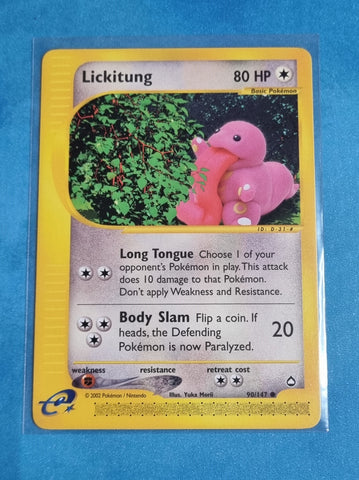 Pokemon Aquapolis - Lickitung 90/147