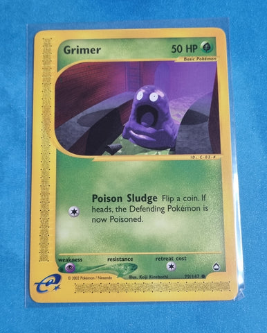 Pokemon - Grimer 79/147 - Aquapolis